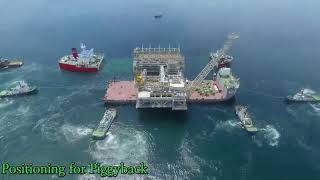 Topside Regasification Platform Module Load-Out and Installation
