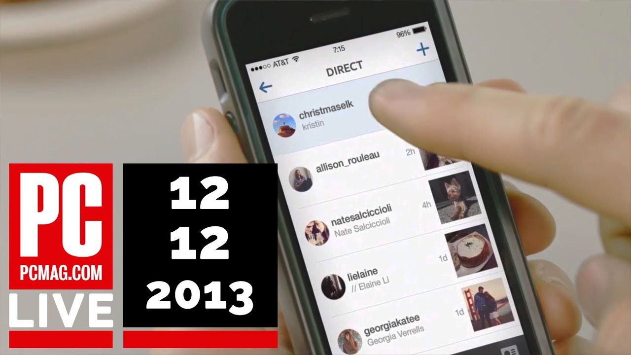 PCMag Live 12/12/13: Instagram Direct & Government Shuts Down Bitcoin Mint