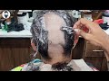 Head Message 2025😇How to full Attractive Dandruff Remove Head Shave Tutorials 😲