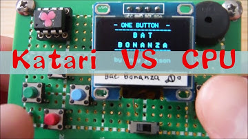 Chibi handheld and handmade game console. Using ATtiny85.Playing"Bat Bonanza"
