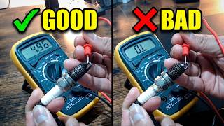 How to test Spark Plugs In under a min using basic multimeter | Resistance test
