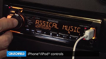Kenwood Excelon KDC-X301 Display and Controls Demo | Crutchfield Video