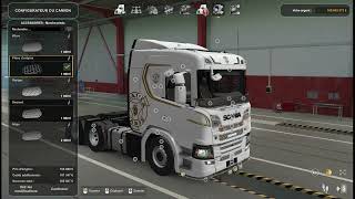 ETS2 1.48.5 - New truck configuration - Scania G500 SUPER - 500cv - 6x4