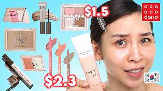 I Tried $2 Korean Makeup from Daiso