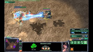 Starcraft II - Toe to Toe Protoss Mothership vs Terran Battlecrusier