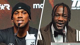 HISTORIC! Anthony Joshua & Deontay Wilder • FULL PRESS CONFERENCE | Frank Warren & Eddie Hearn