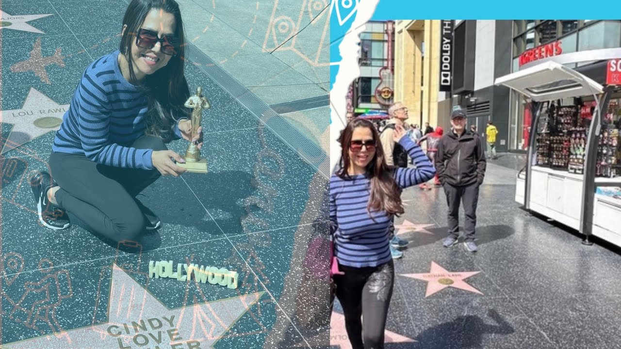 HOLLYWOOD Walk OF Fame / Quick Visit - YouTube