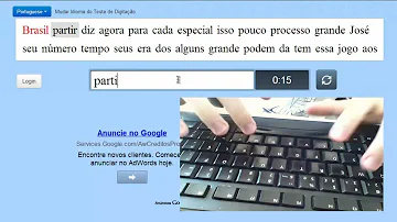 Como medir minha velocidade de digitação?