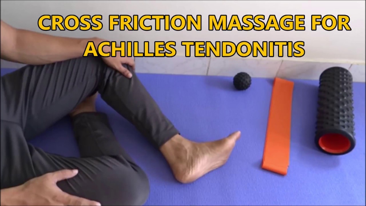 ACHILLES TENDONITIS MASSAGE - YouTube
