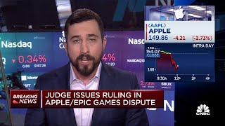 Judge issues ruling in lawsuit between Apple and Epic Games