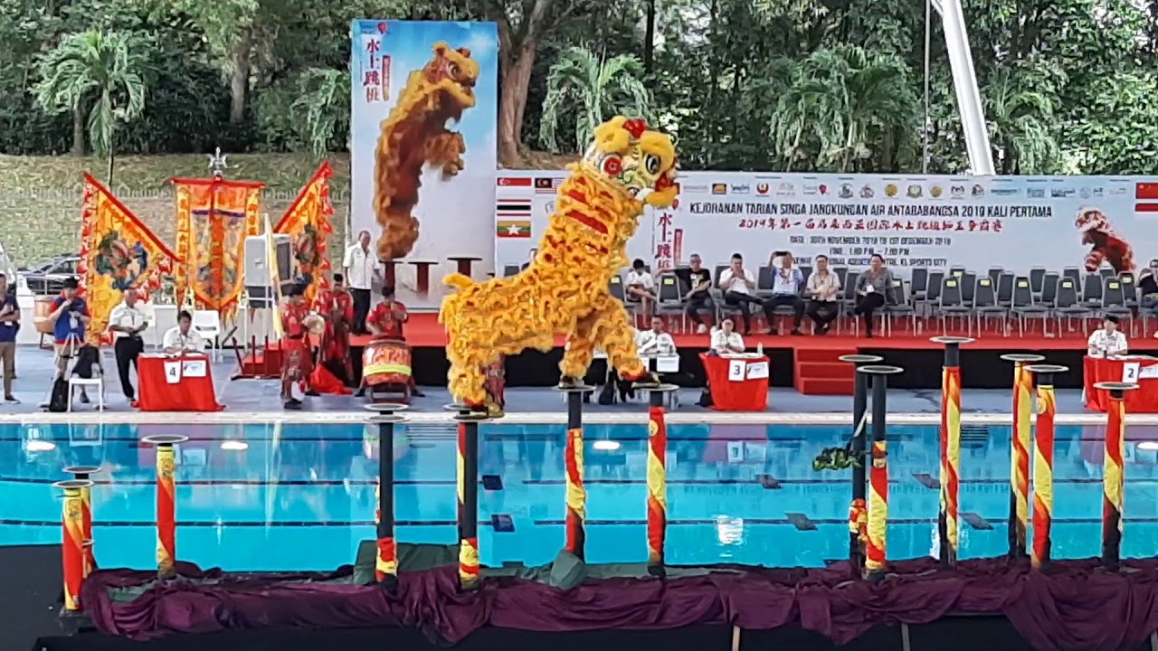 2019 The First Malaysia Water Stilt Lion Dance Championship National