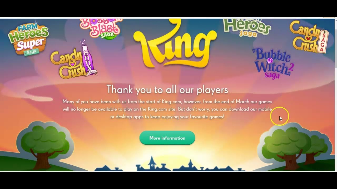 Candy Crush Saga' developer King to close its online portal