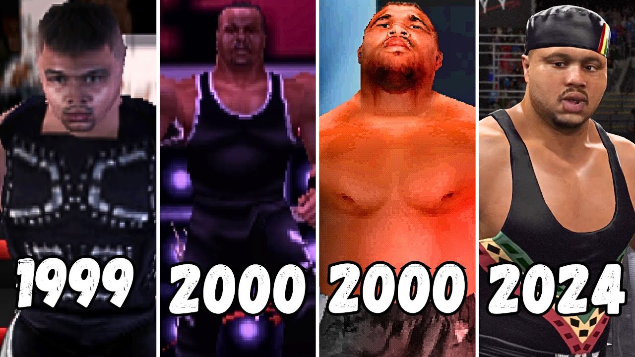 Entrance Evolution of D'Lo Brown - 1999 -2015 - WWE X WWF Games
