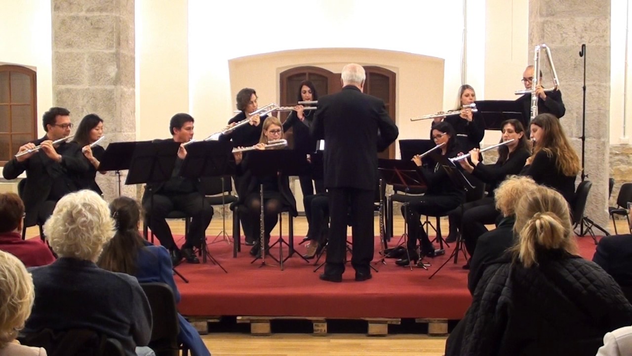TRIESTE FLUTE ENSEMBLE C. Saint Saens "The Elephant" YouTube