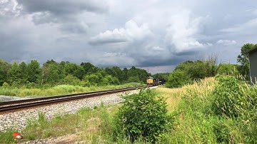 CSX YN2 SD40-2 # 8247 Trailing Third on Westbound Q277 at Diamond Street! Rare Catch