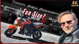 Small Bike, Big Fun? - 2025 Kawasaki Z125 First Ride | 4K