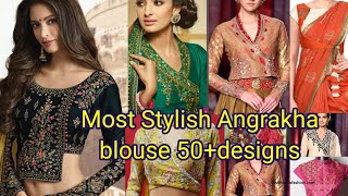 Most stylish angrakha blouse 50+ design l trendy fashionable blouse l ब्लाउज के नए डिजाइन l