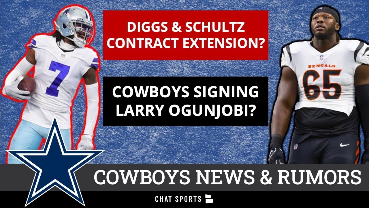 Cowboys News & Rumors On Dalton Schultz Extension, Trevon Diggs Contract + Sign Larry Ogunjobi?