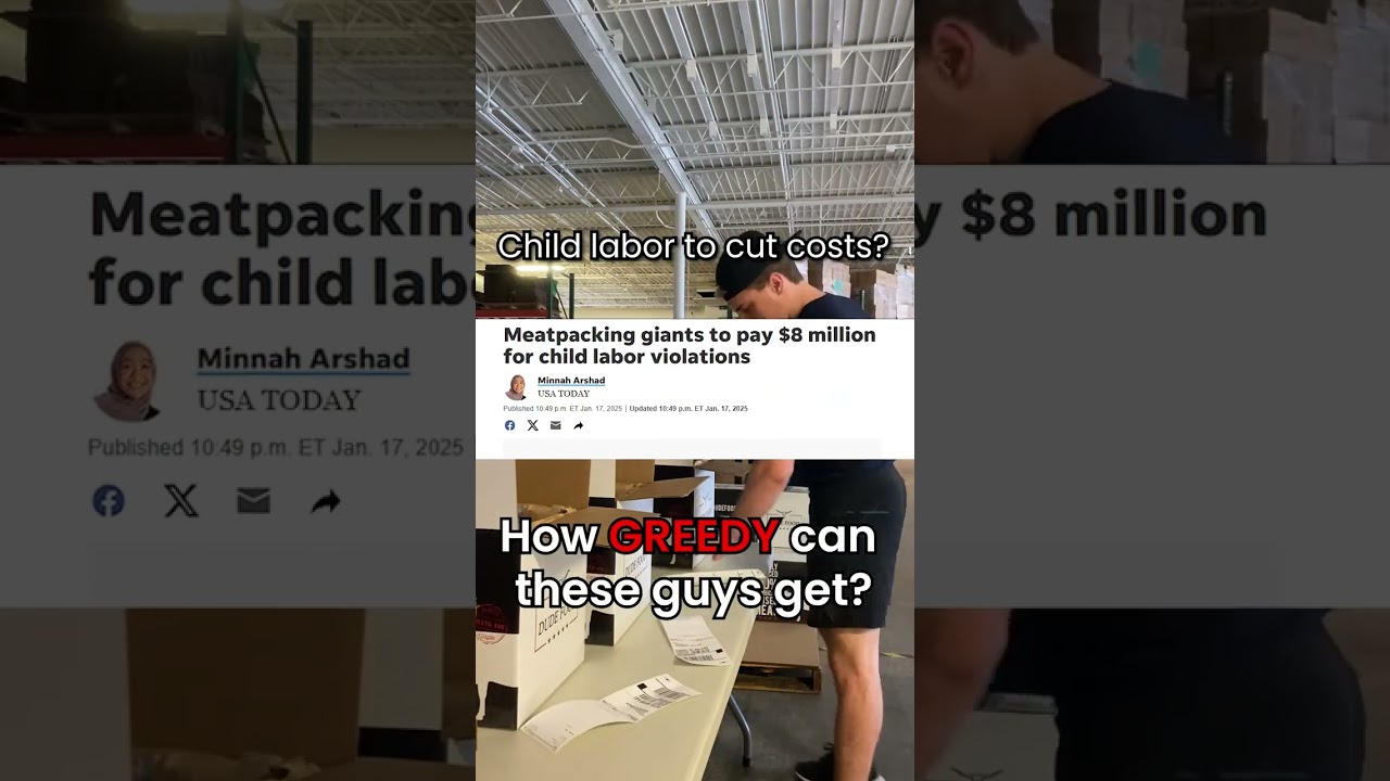 No child labor violations with our Farms at Dude Food!