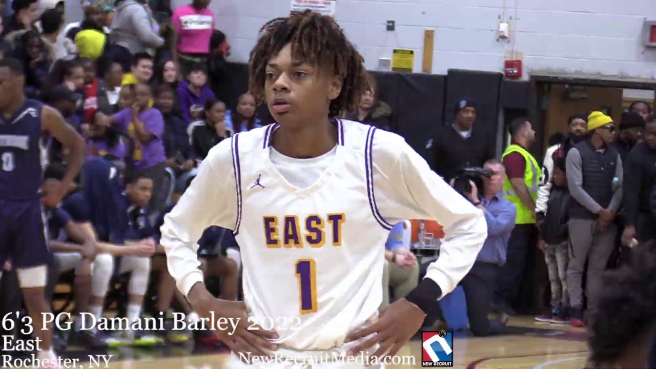 6’3 PG DAMANI BARLEY 2022 / SECTION V WORK / RECRUITMENT 2019-2020 Season
