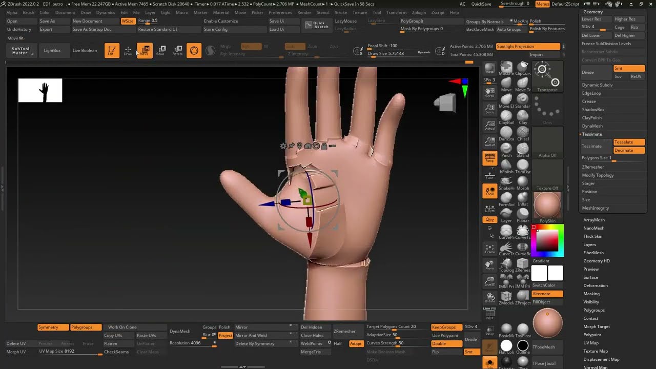 sculpt#39-Salesman ztool with 10 poses and 8k textures rigged w 600tris