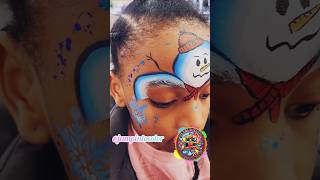 ☃️Jump into color face paint, snowman face painting, christmas face painting, kids face painting🇨🇦