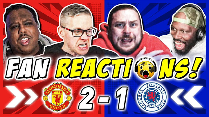 MAN UTD FANS GO WILD 🔥 REACTION TO MAN UTD 2-1 RANGERS | EUROPA LEAGUE FAN REACTIONS