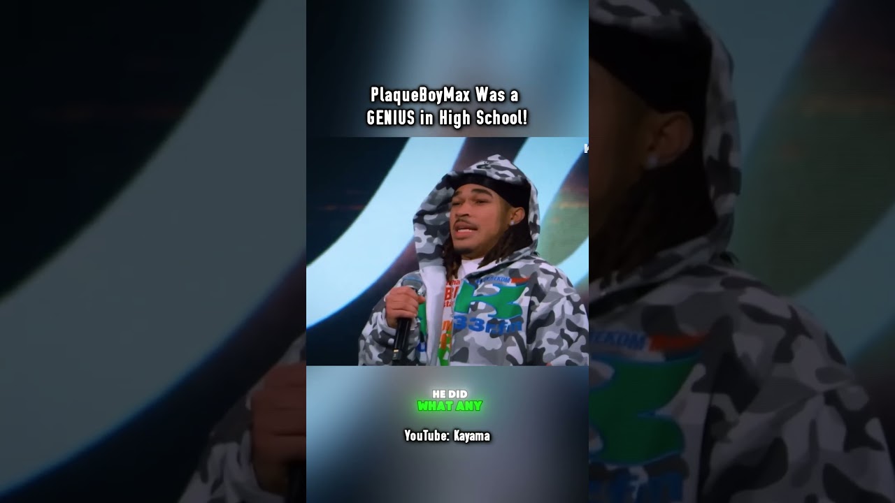 PlaqueBoyMax был гениальным учеником старшей школы.