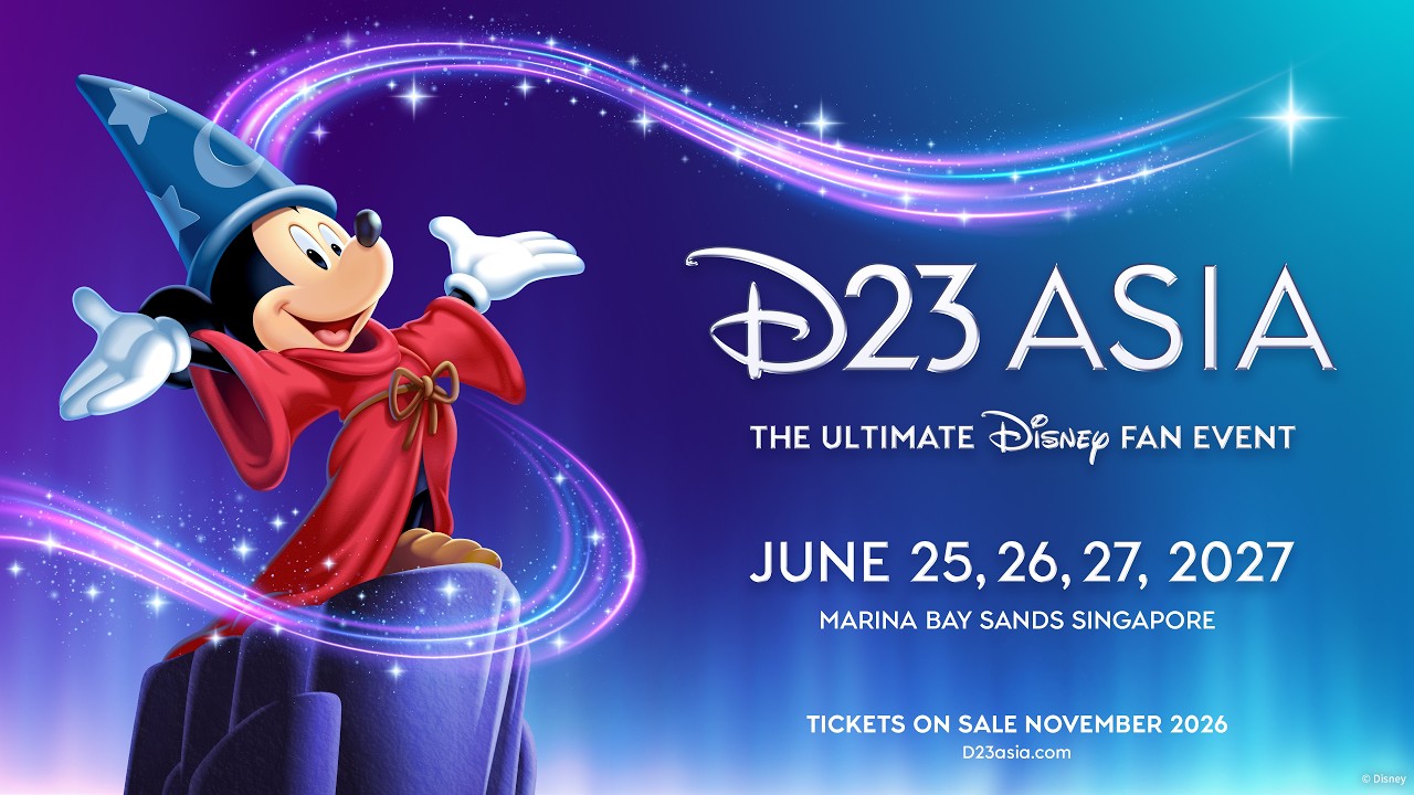 D23 Asia:究極のディズニーファンイベント|2027年6月25日〜27日 シンガポールにて初開催!