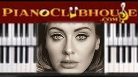 🎹  How to play HELLO - Adele (easy piano tutorial lesson w/ CHORD SYMBOLS)