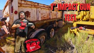 MILWAUKEE 1” Impact Gun VS OLD Forgotten Semi Wheels! 