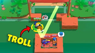 TROLL vs 10 IQ TEAM!| Brawl Stars Funny Moments & Glitches & Fails #420