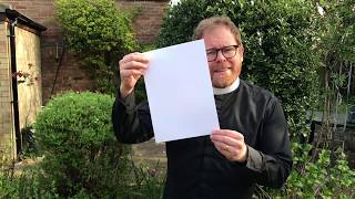 How to tell the Easter Story using a blank sheet of paper!
