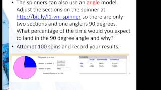 M1b Geometric Probability - Angle Model