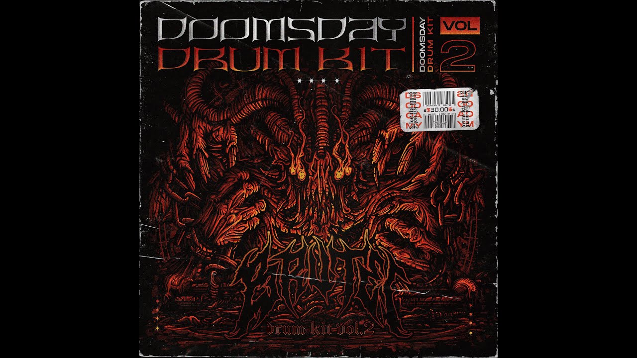 BRUTEI TRAP METAL DRUM KIT VOL. 2 - "DOOMSDAY" 🔥 SCARLXRD x CITY MORGUE DRUM KIT 🔥