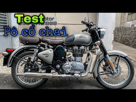Video Royal Enfield Classic 500/350 độ pô cổ chai inox 3.4 l... - youtube
