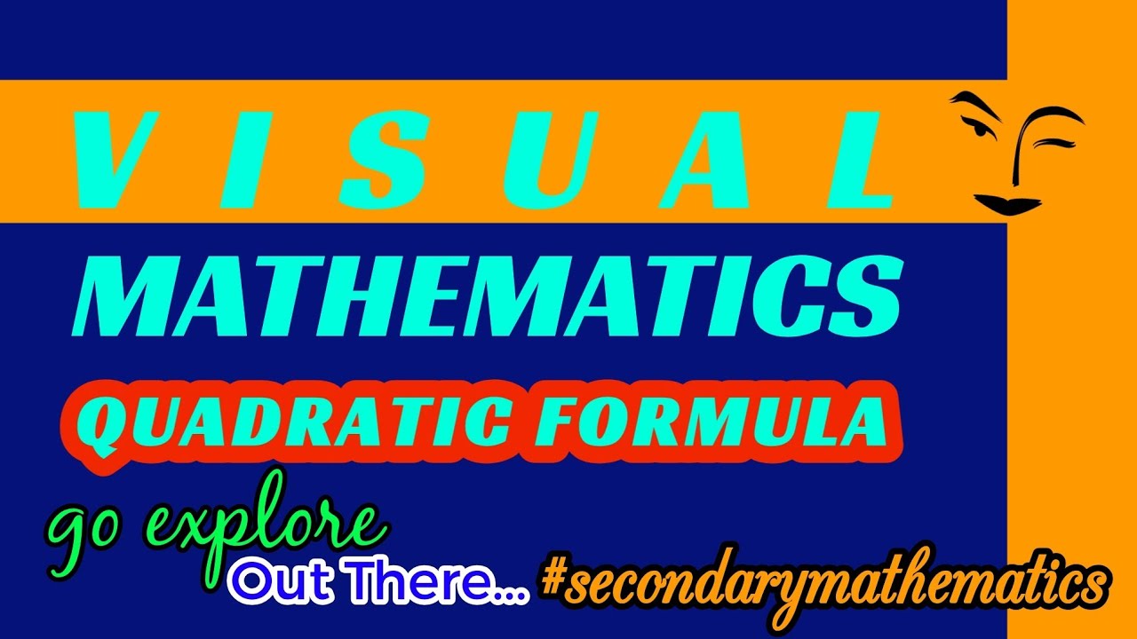 Visual Mathematics | Quadratic Formula | Visual art Mathematics | Basic ...