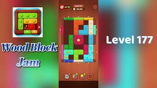 Wood Block Jam Level 177 Walkthrough | Step-by-Step Guide 🧩 | SolutionGuruji