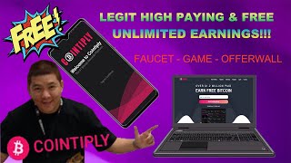 COINTIPLY REVIEW | LEGIT AND FREE | HIGH PAYING |  EARN MONEY WITHOUT INVESTING - 2021 screenshot 1