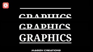 Revealing Text with shapes | Text reveals in Android | Kinemaster tutorial