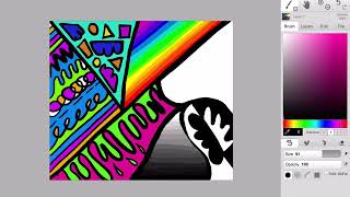 Creating An Elements Of Art Composition Using Kleki Or Sketchpad.app