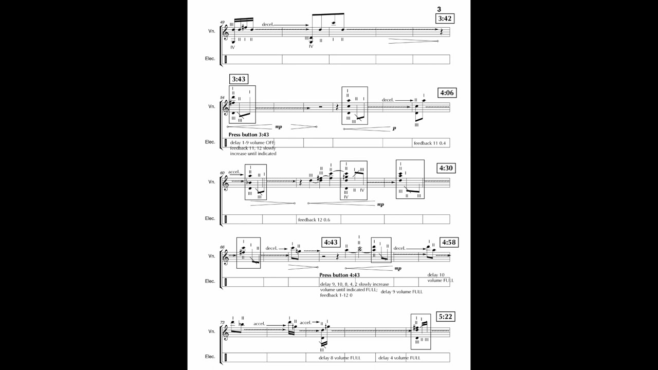 Alyssa Aska - The only water in the forest (2021) for violin and delays