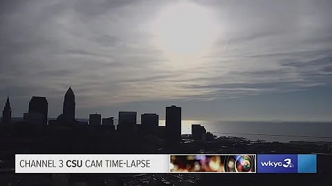 Friday Cleveland sunset time-lapse for June 7, 2019