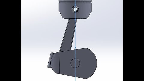 Piston Kinematics Simulation when wrist pin at 