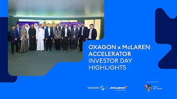 Investor Day Highlights: Oxagon x McLaren Accelerator Cohort 2, Port of NEOM