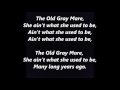 The old gray mare old grey mare mair words lyrics text trending horse folk song sing along
