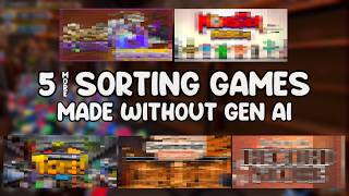 5 MORE Sorting Games Made Without Generative AI