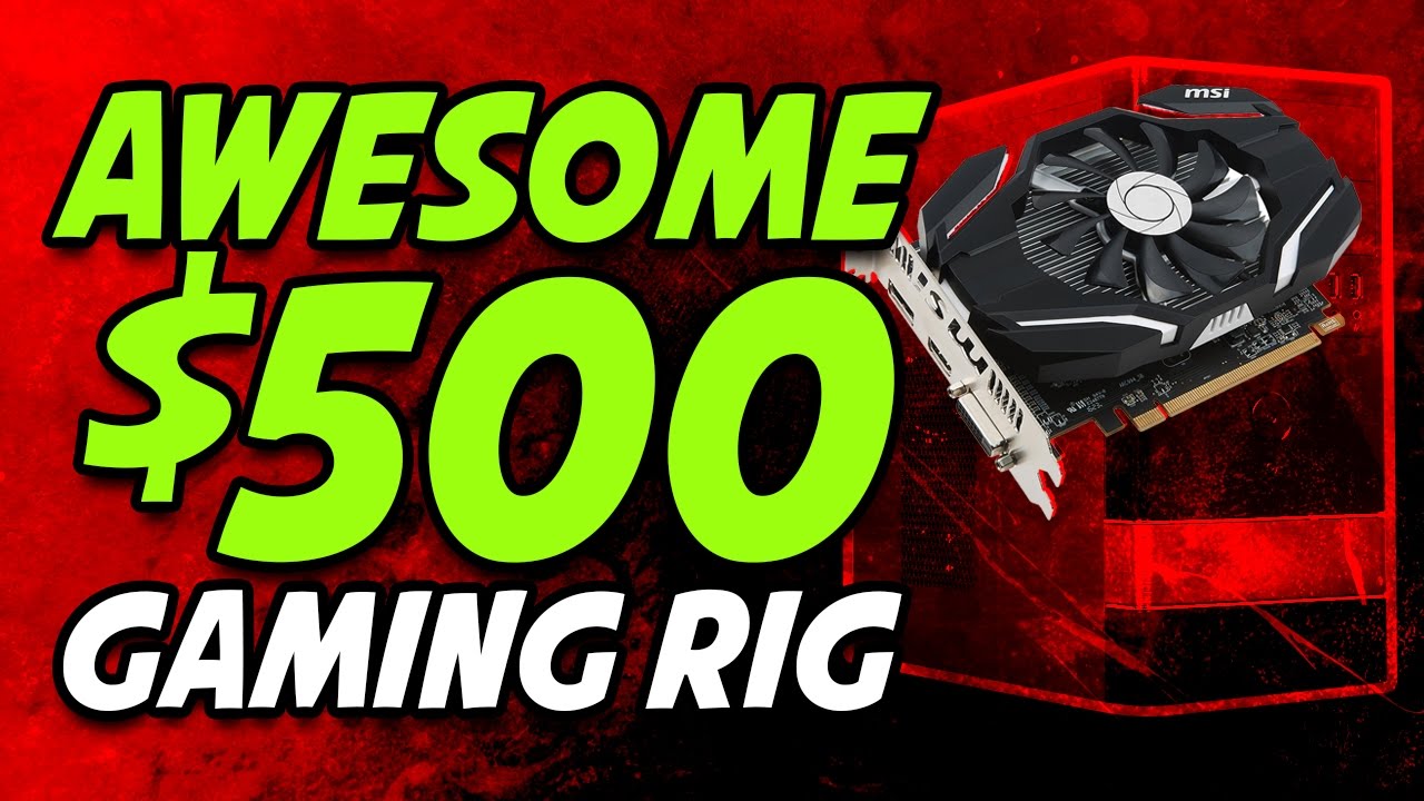 Build A 500 Budget Gaming PC I3 6100 3 7 GHz Skylake YouTube