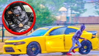 EPIC BAIT CAR PRANK IN THE HOOD! | Official Tracktion