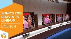 Sony's 2018 BRAVIA TV Line-up